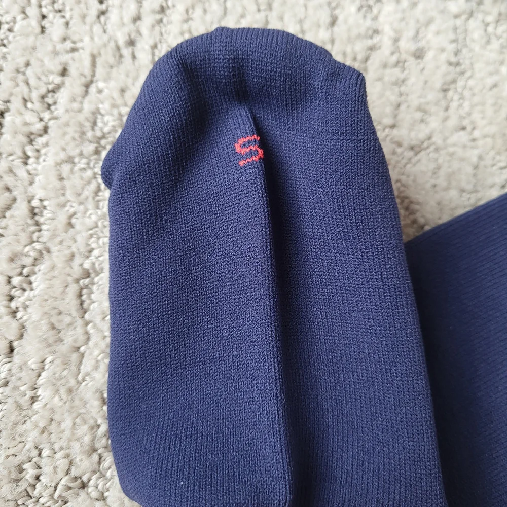 Boy’s Baseball Socks – 2 Pairs – Youper – Blue with Red Accents – Size S – NIP